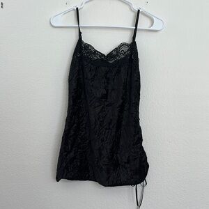 BONGO Y2K Women’s Black Lace Camisole Top Size: Medium
